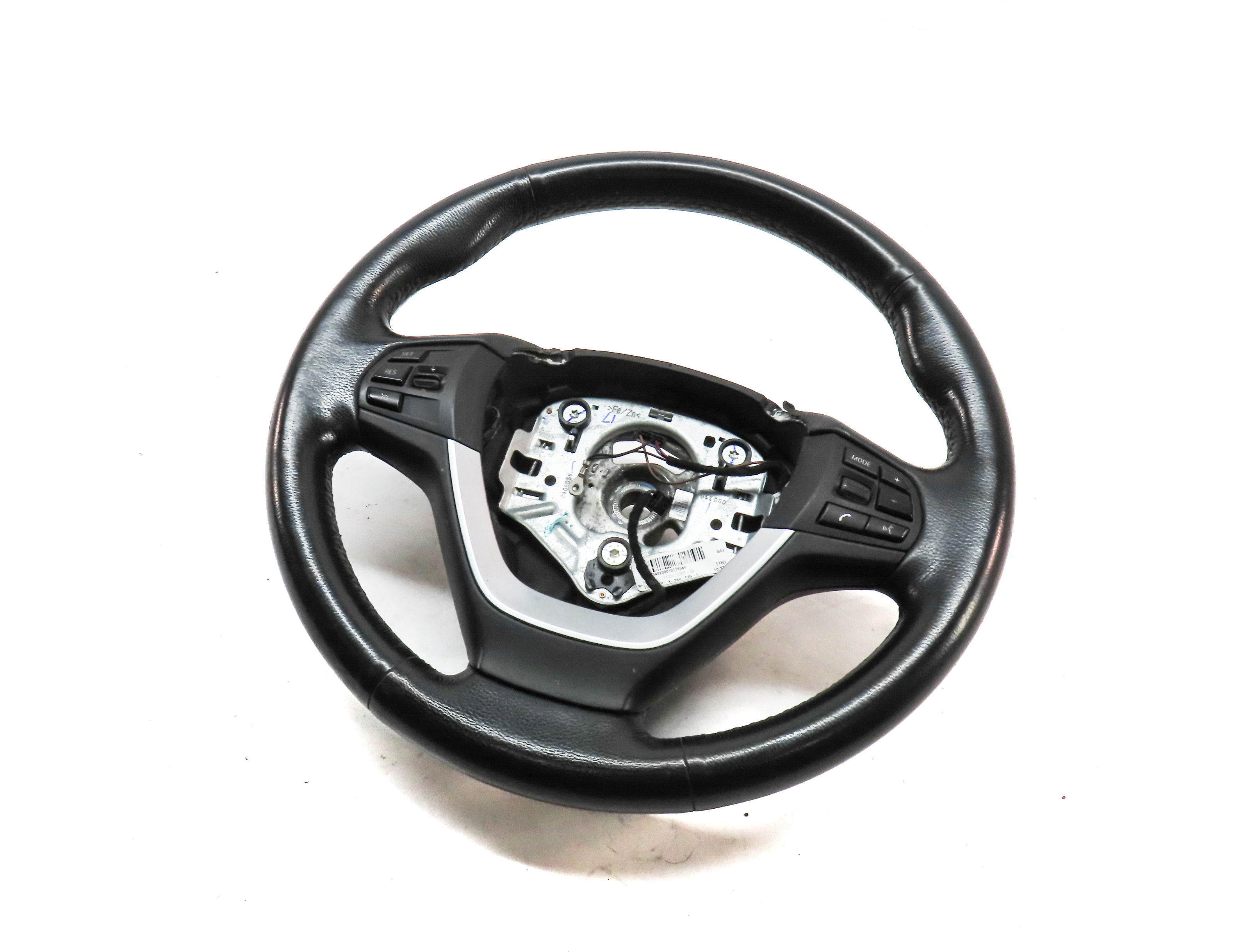 11-18 BMW X3 X4 (F25 F26) HEATED SPORT 3 SPOKE STEERING WHEEL & SWITCHES (Black) — exact item pictured